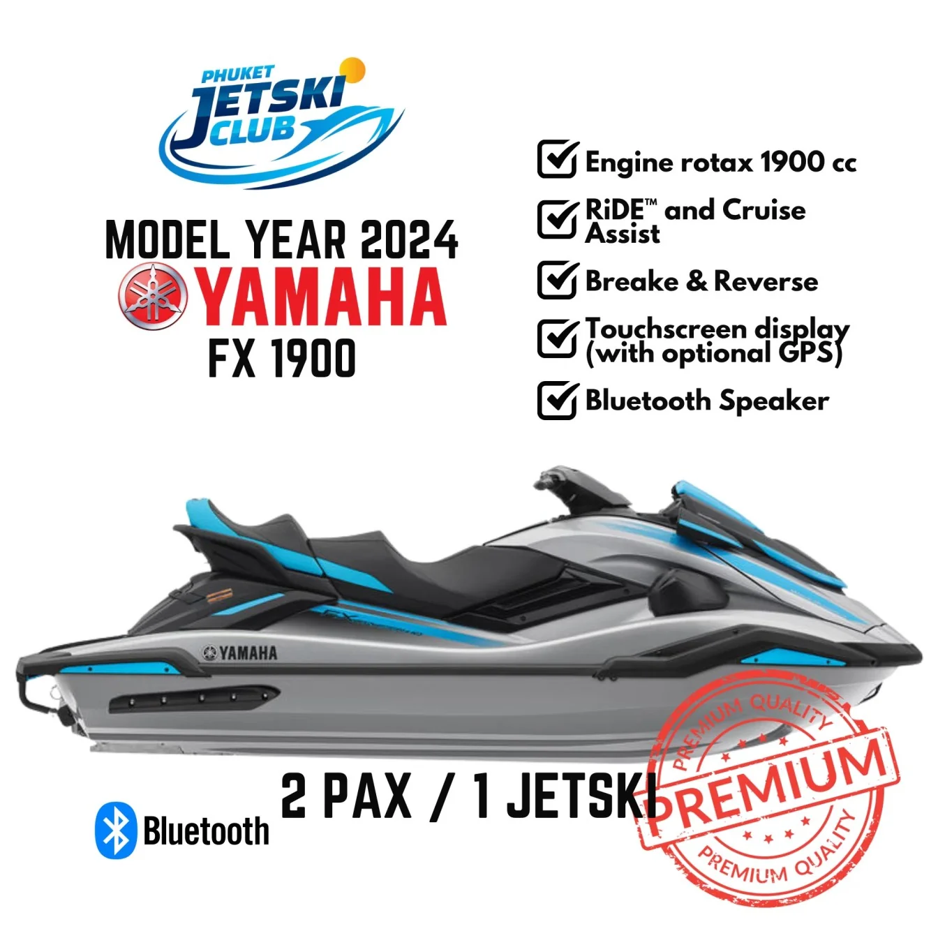 Jet Ski Tour (SEADOO GTX 1630 cc) - Half Day 9 Points Exotic Escape 4 Hours Paradise + Lunch + Hotel Transfer  (09.00-13.00 / 13.30-17.30) — image 24