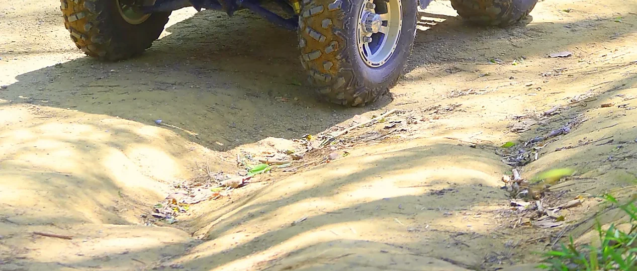 Two-seat 200cc ATV on an adventure trail in Phuket