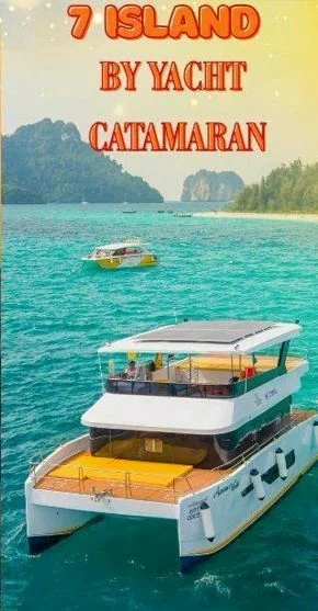7 Islands Sunset + Mini BBQ Dinner (Catamaran Yatch) + SIC Transfer - (Include National Park Fee)  — image 1