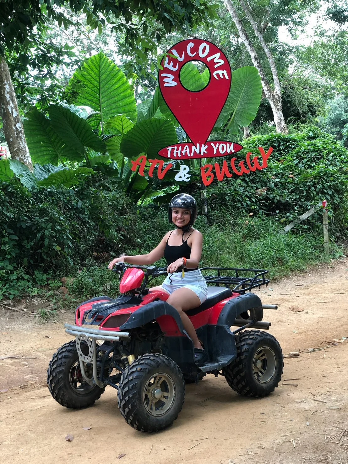 Single-seat 200cc ATV ready for a 15-minute adventure in Phuket