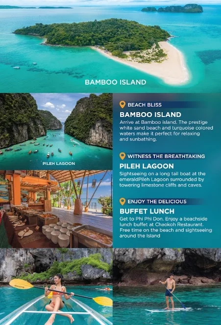 Phi Phi Island + Bamboo Island + Sunset Maiton by Speed Catamaran + Lunch + SIC Transfer & Longtail boat (Include Park Fee) — image 5