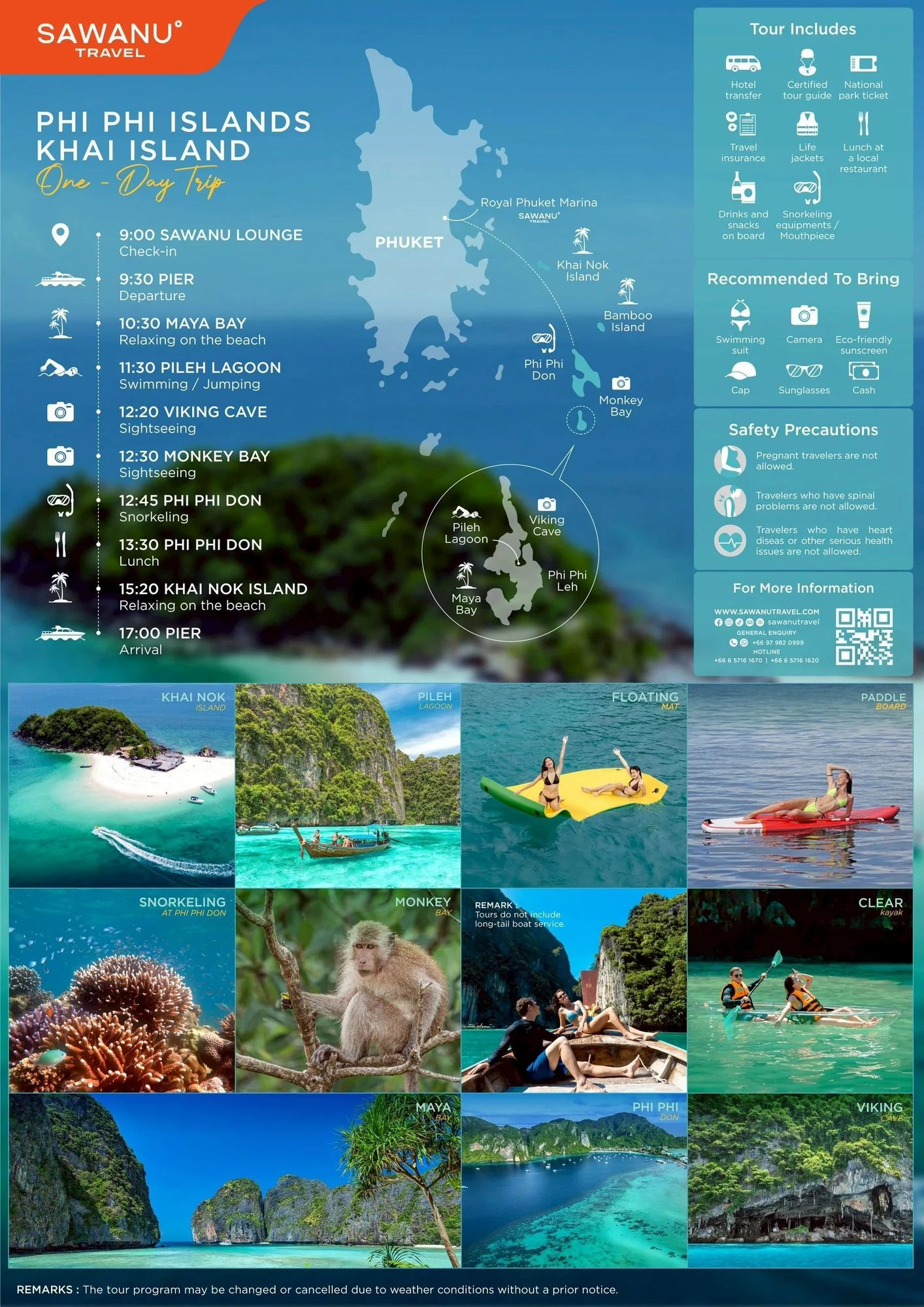 Phi Phi + Khai Island Tour - By Catamaran  (Sawanu) with Slider + Lunch + SIC Transfer (Include National Park Fee) — image 2
