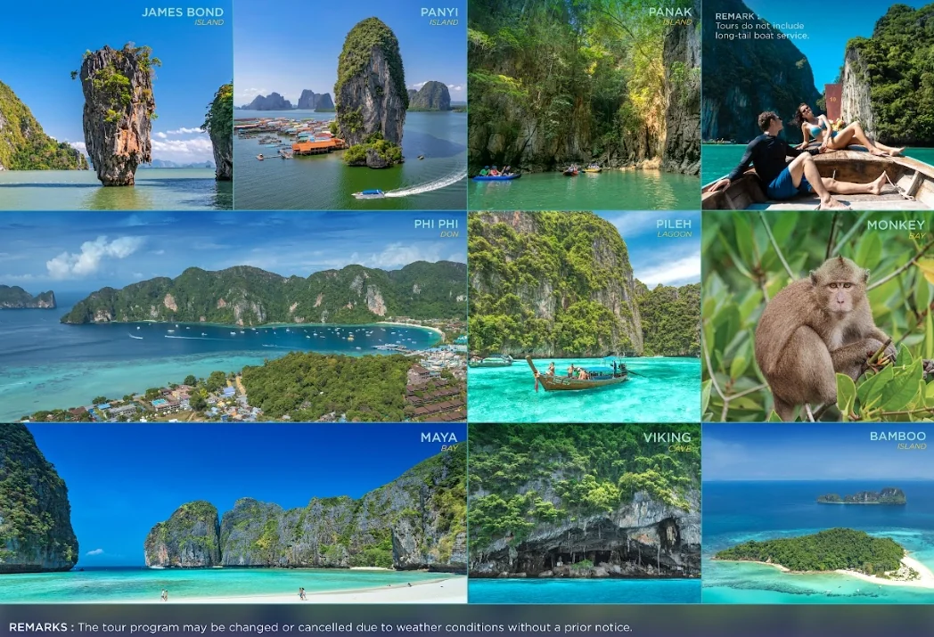 Phi Phi + James Bond + Bamboo + Khai Island One Day Trip by Speed Boat (Sawanu) + Canoe + Lunch + SIC Transfer (Include National Park Fee) — image 9