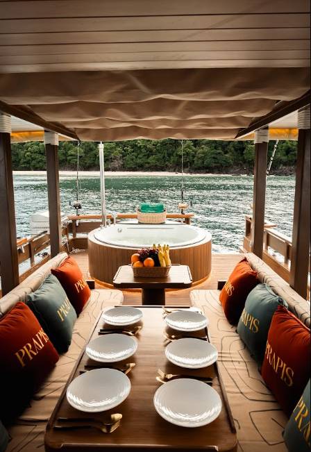 Sunset Cruise by Heritage Prapis 1 private charter Banana Beach with Jacuzzi + Promthep Cape (Max 8 person) — image 7