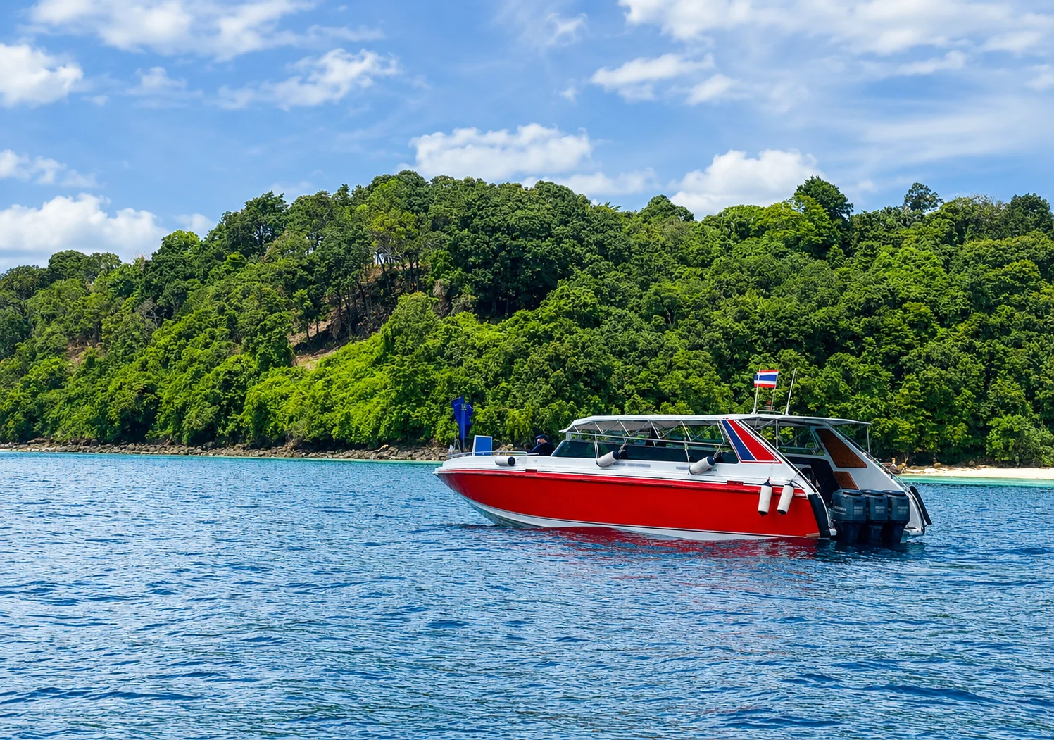 Phi Phi + Maya Bay + Khai Nok (Speed Boat)  Lazy Program + Lunch + SIC Transfer (Time : 10.30-18:00) — image 1
