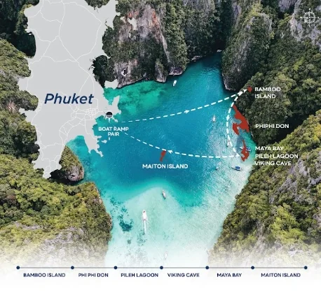 Phi Phi Island + Bamboo Island + Sunset Maiton by Speed Catamaran + Lunch + SIC Transfer & Longtail boat (Include Park Fee) — image 6