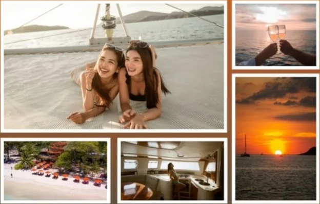 Sunset (Sailing Catamaran) at Promthep Cape  & Krating Cape + Coral Island + SIC Transfer — image 1
