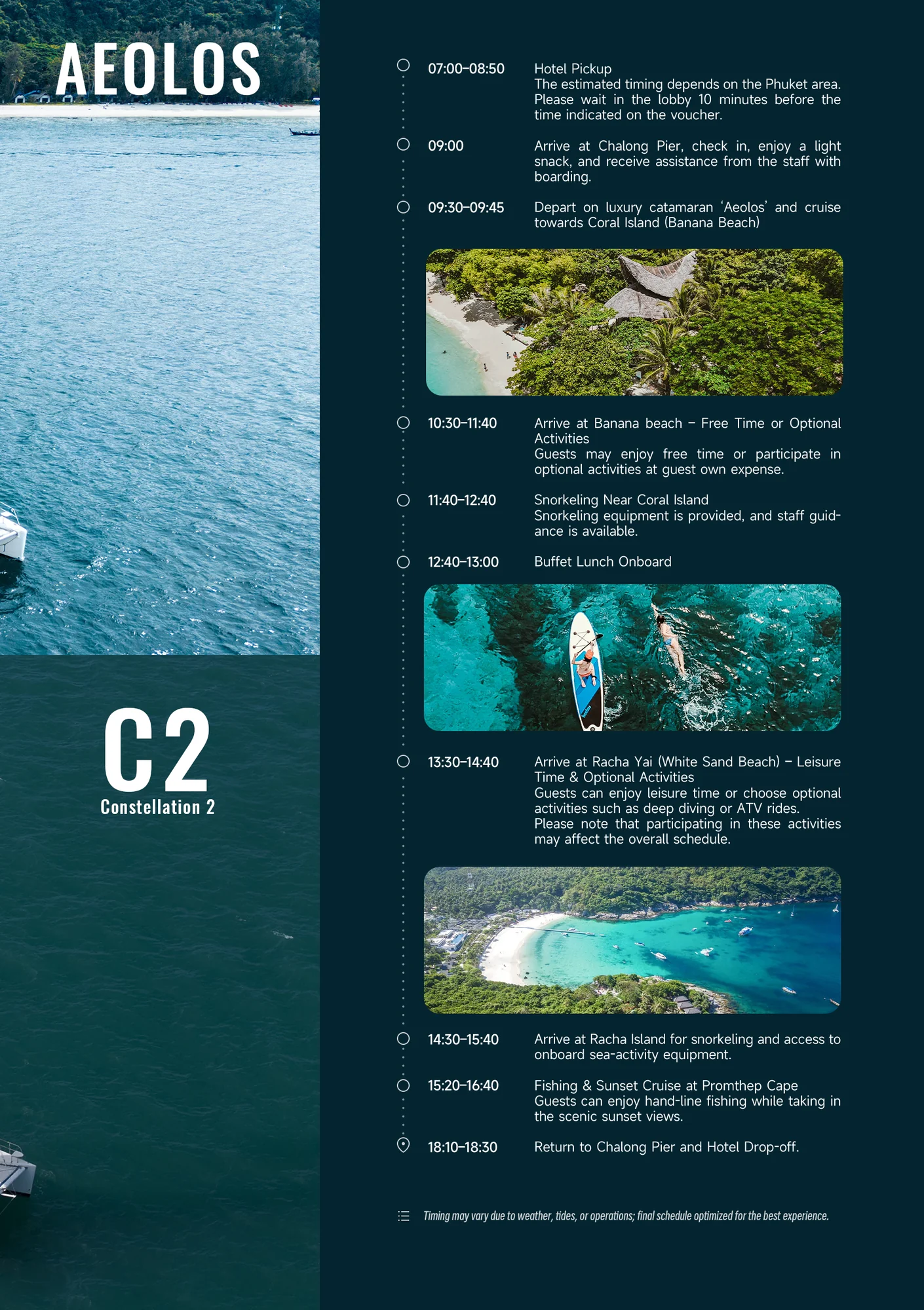 AEOLOS/C2: Coral Island, Racha Island & Promthep Sunset — image 3