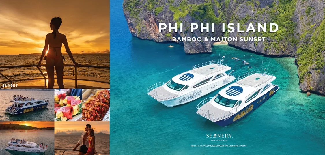 Phi Phi Island + Bamboo Island + Sunset Maiton by Speed Catamaran + Lunch + SIC Transfer & Longtail boat (Include Park Fee) — image 26