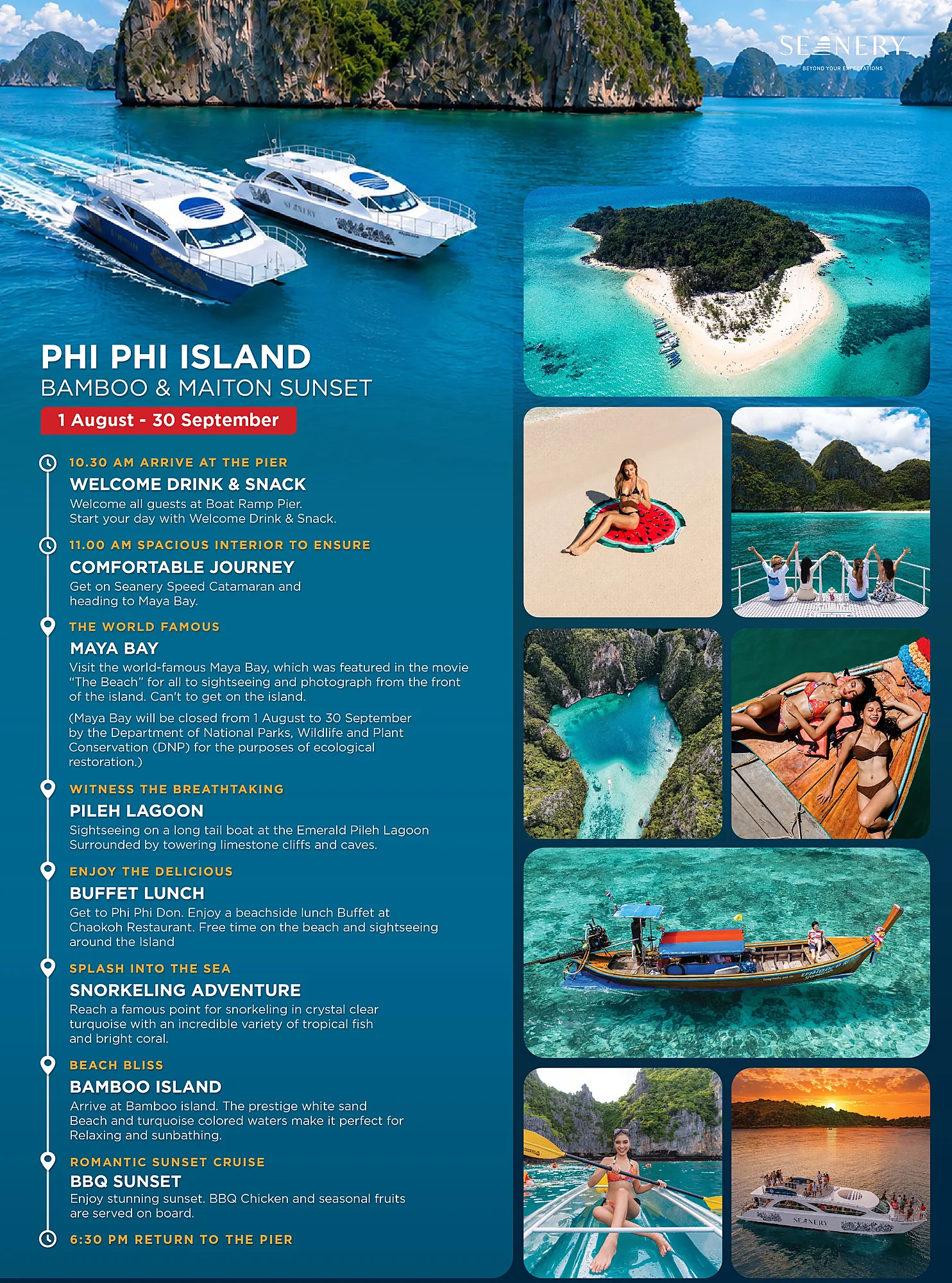 Phi Phi Island + Bamboo Island + Sunset Maiton by Speed Catamaran + Lunch + SIC Transfer & Longtail boat (Include Park Fee) — image 44