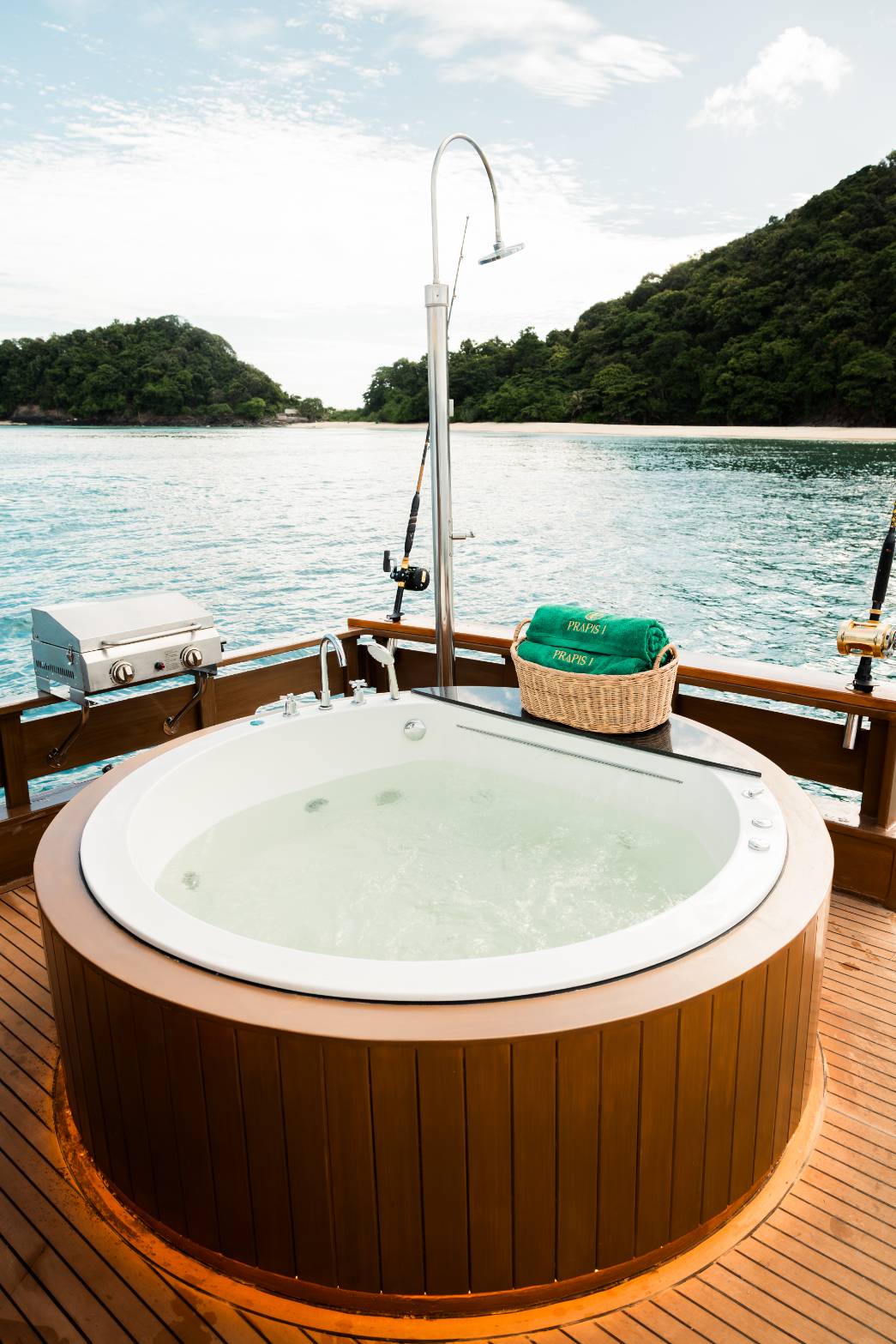 Sunset Cruise by Heritage Prapis 1 private charter Banana Beach with Jacuzzi + Promthep Cape (Max 8 person) — image 2