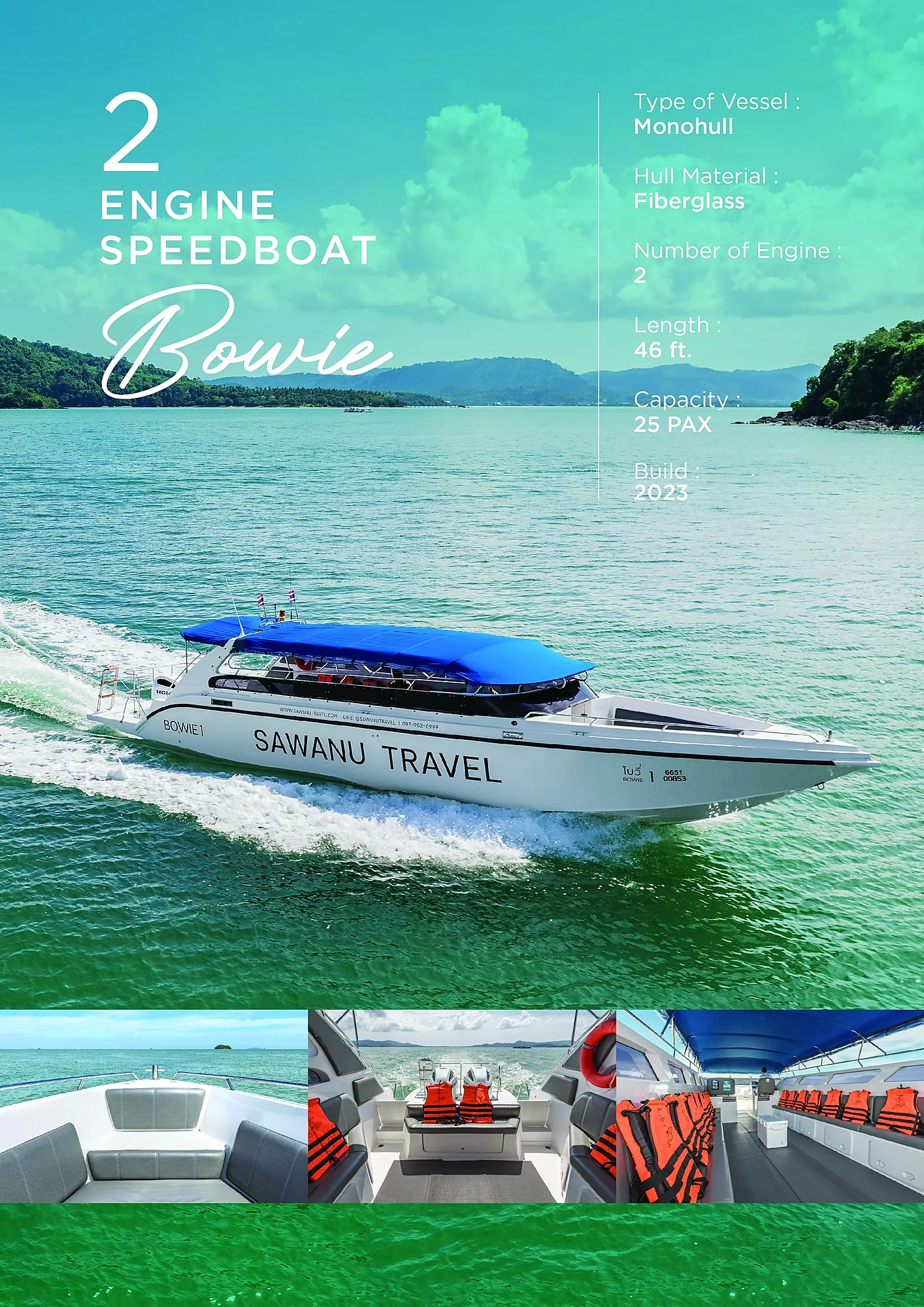 Phi Phi + James Bond + Bamboo + Khai Island One Day Trip by Speed Boat (Sawanu) + Canoe + Lunch + SIC Transfer (Include National Park Fee) — image 1