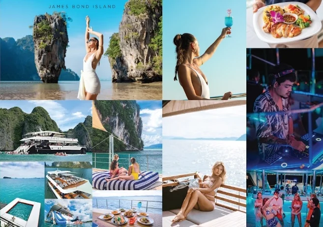 The Exclusive Trip James Bond Island by Seanery Catamaran (2nd Floor: Cabana-frontside, Sofa Bed-backside) 2-3 pax +Slider+ Lunch+Dinner+Alcohol Shot + DJ. + SIC Transfer (Include National Park Fee) — image 3