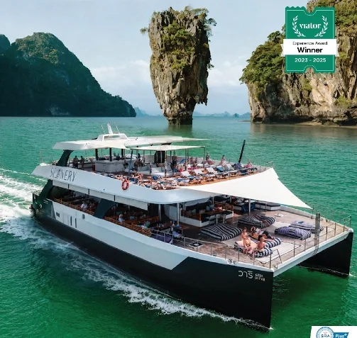The Exclusive Trip James Bond Island by Seanery Catamaran (2nd Floor: Cabana-frontside, Sofa Bed-backside) 2-3 pax +Slider+ Lunch+Dinner+Alcohol Shot + DJ. + SIC Transfer (Include National Park Fee) — image 7