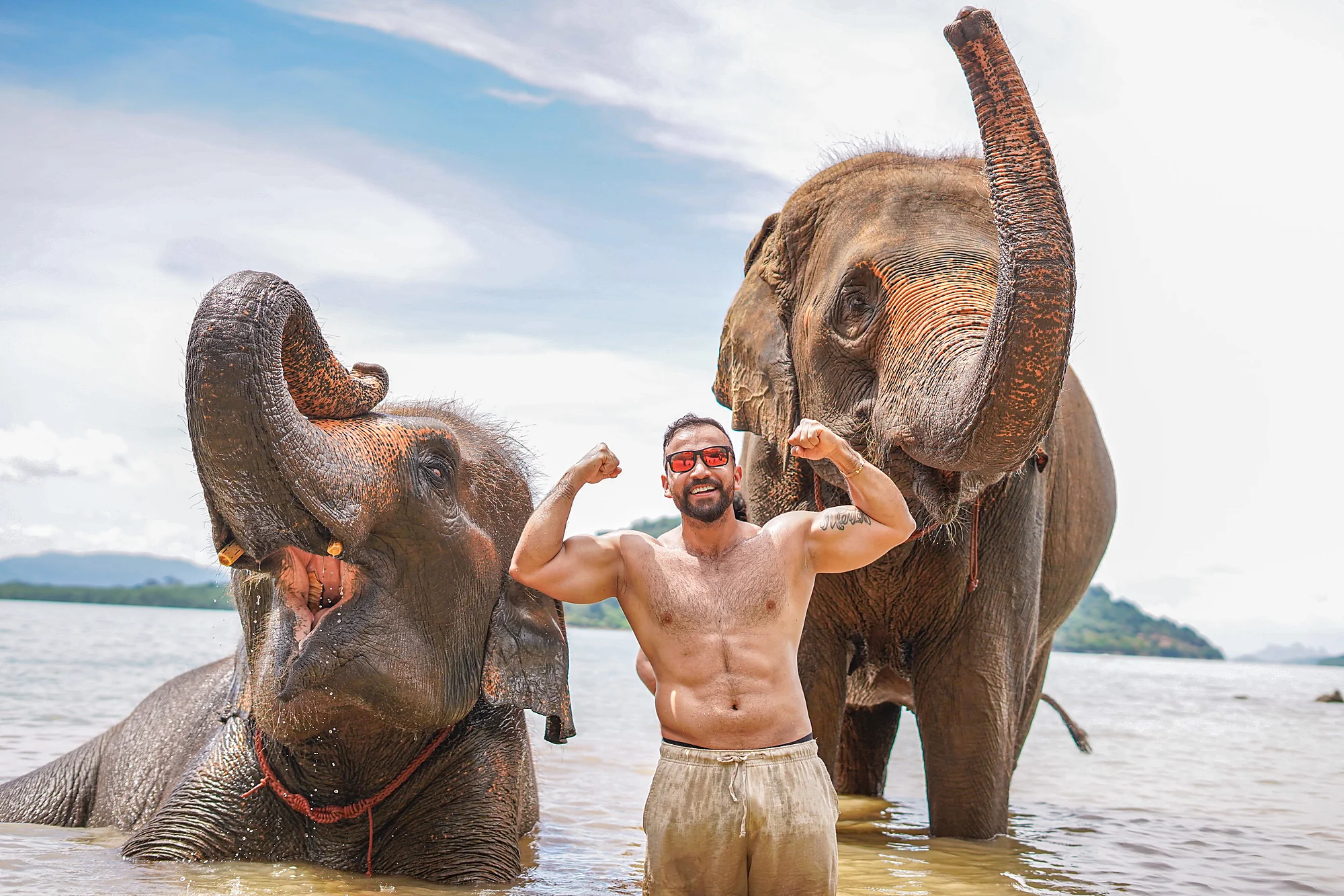 Elephant Feed & Bath on Private Beach at Siray + SIC Transfer (2.5 - 3 hours) — image 4
