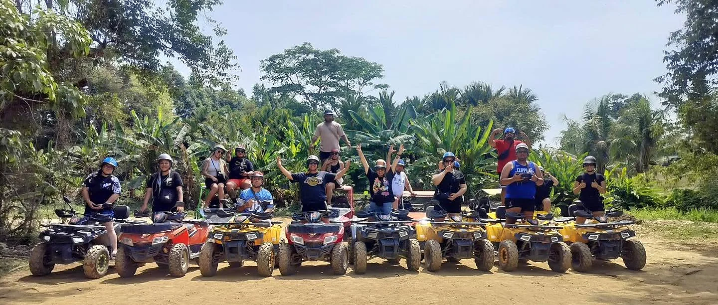 ATV rider exploring a rugged jungle trail during a 45-minute tour in Phuket