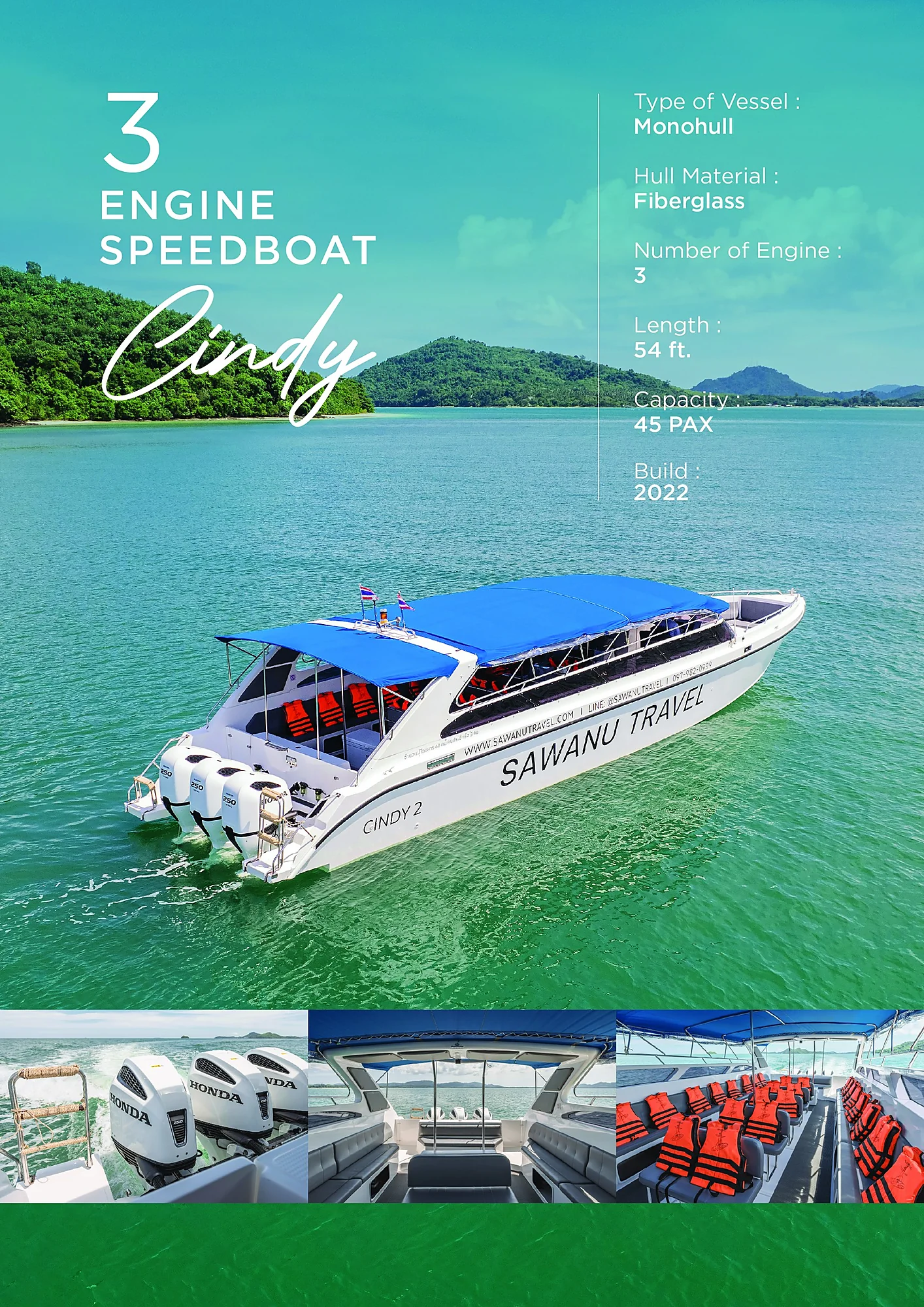 Phi Phi + James Bond + Bamboo + Khai Island One Day Trip by Speed Boat (Sawanu) + Canoe + Lunch + SIC Transfer (Include National Park Fee) — image 2