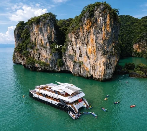 The Exclusive Trip James Bond Island by Seanery Catamaran (2nd Floor: Cabana-frontside, Sofa Bed-backside) 2-3 pax +Slider+ Lunch+Dinner+Alcohol Shot + DJ. + SIC Transfer (Include National Park Fee) — image 12