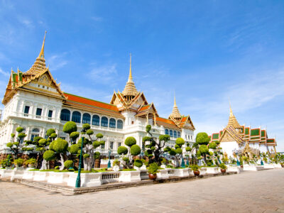 Chakri Maha Prasat Throne Hall is located in Royal Grand Palace, Bangkok